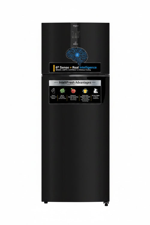 Whirlpool IF INV CNV 515 467L IntelliSense Inverter Convertible Double Door Refrigerator Pearl Black - View 1