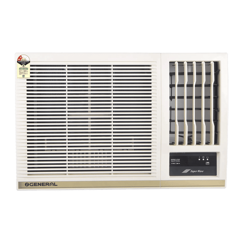 O General 1.8 Ton 2 Star Fixed Speed Window AC with Hyper Tropical Design 52°C + Super Wave Technology + Wide Airflow (AXGB22BBAA-B)