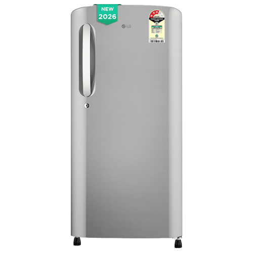 LG 185L 3 Star Direct Cool Single Door Refrigerator Shiny Steel (GLD1936YAPZ)