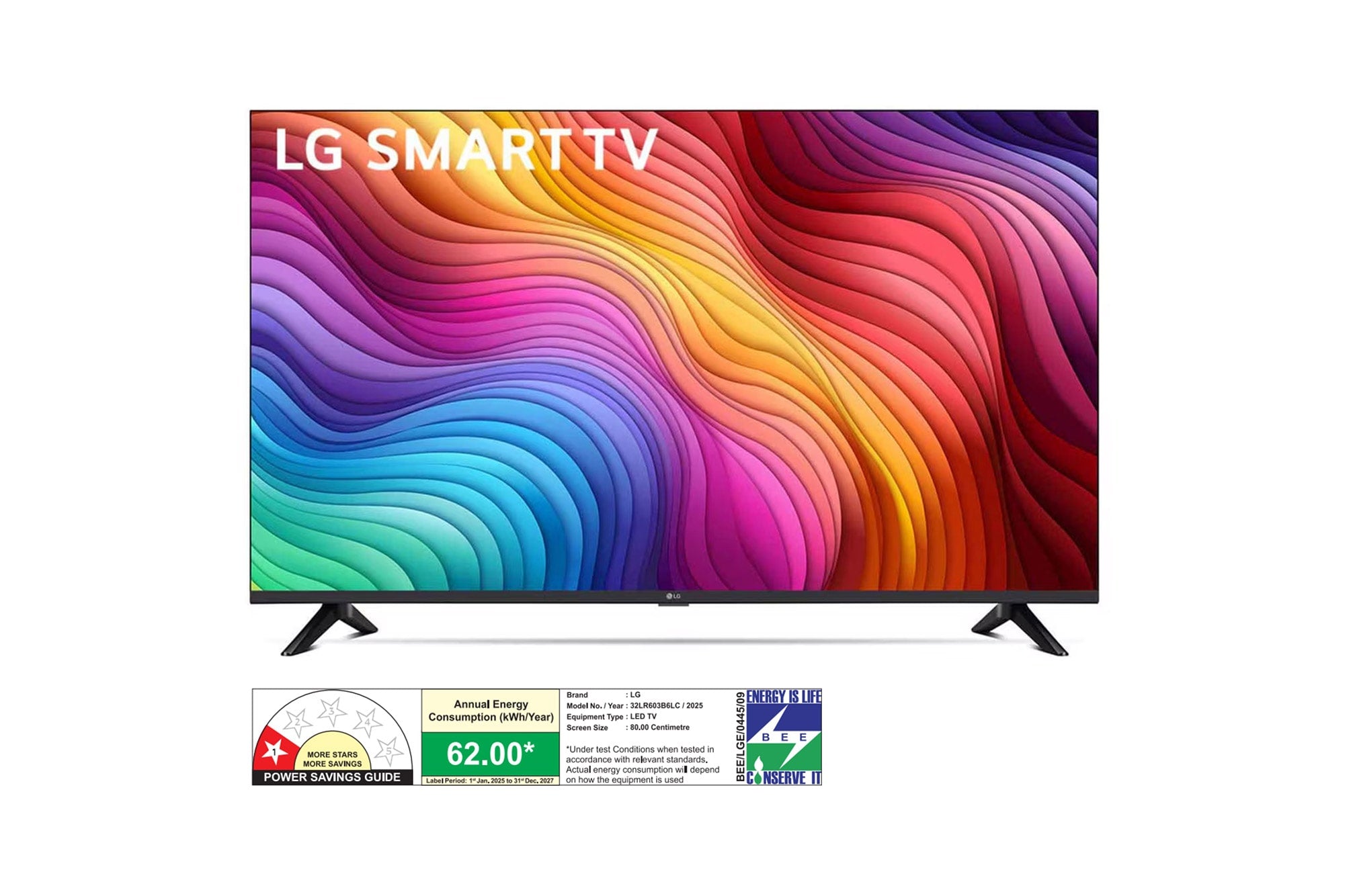 LG 80cm (32-inch) Smart HD TV with α5 AI Gen6 Processor, HDR10, Game Optimizer