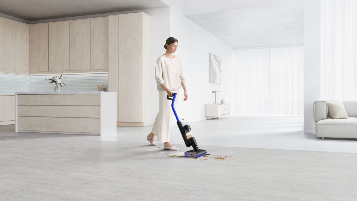Dyson WashG1 Ultra Blue/Matt Black Wet Hard Floor Cleaner for Spotless Homes
