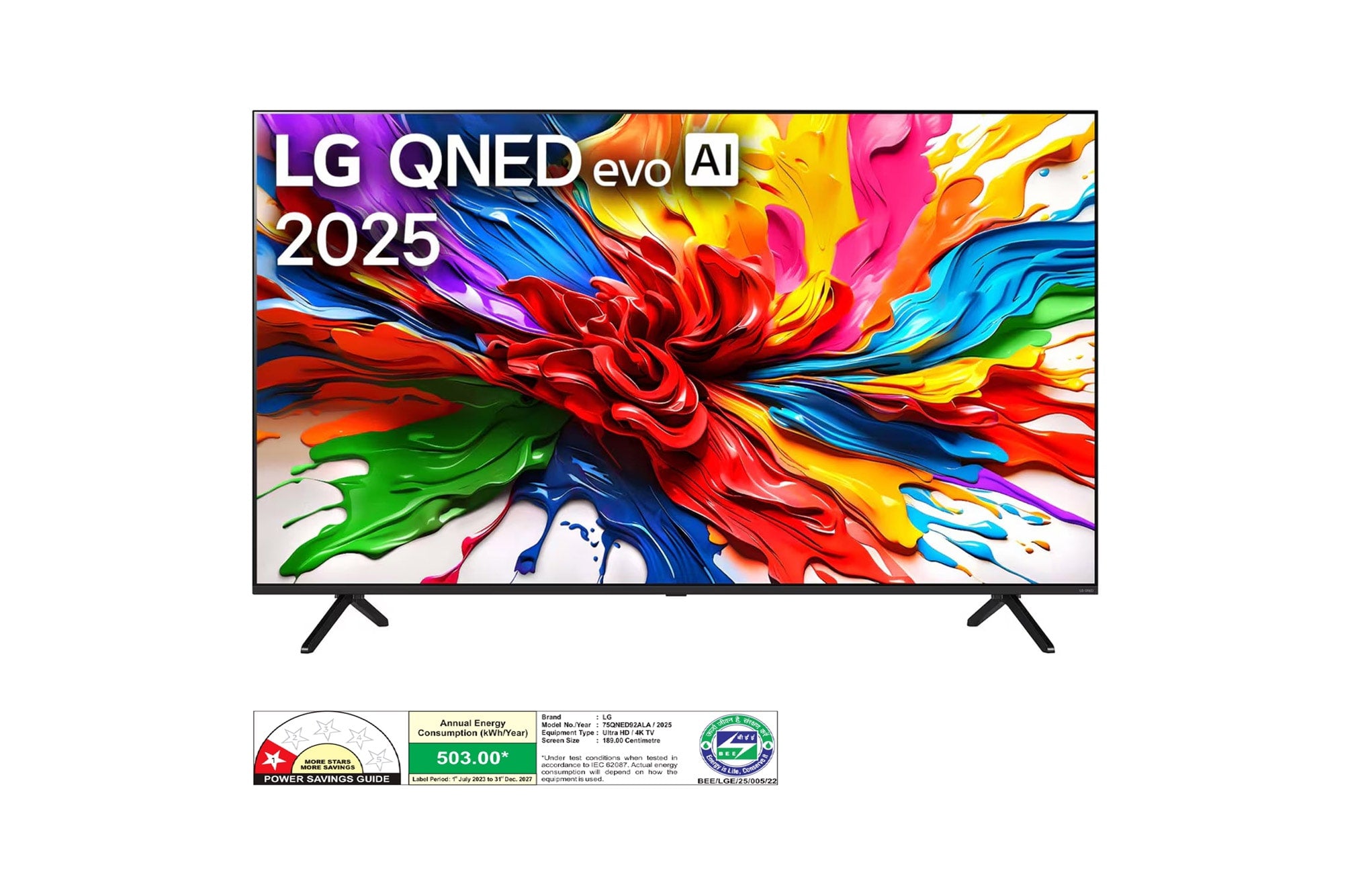 LG 75-inch QNED MiniLED 4K Smart TV α8 AI Processor Dolby Vision Atmos