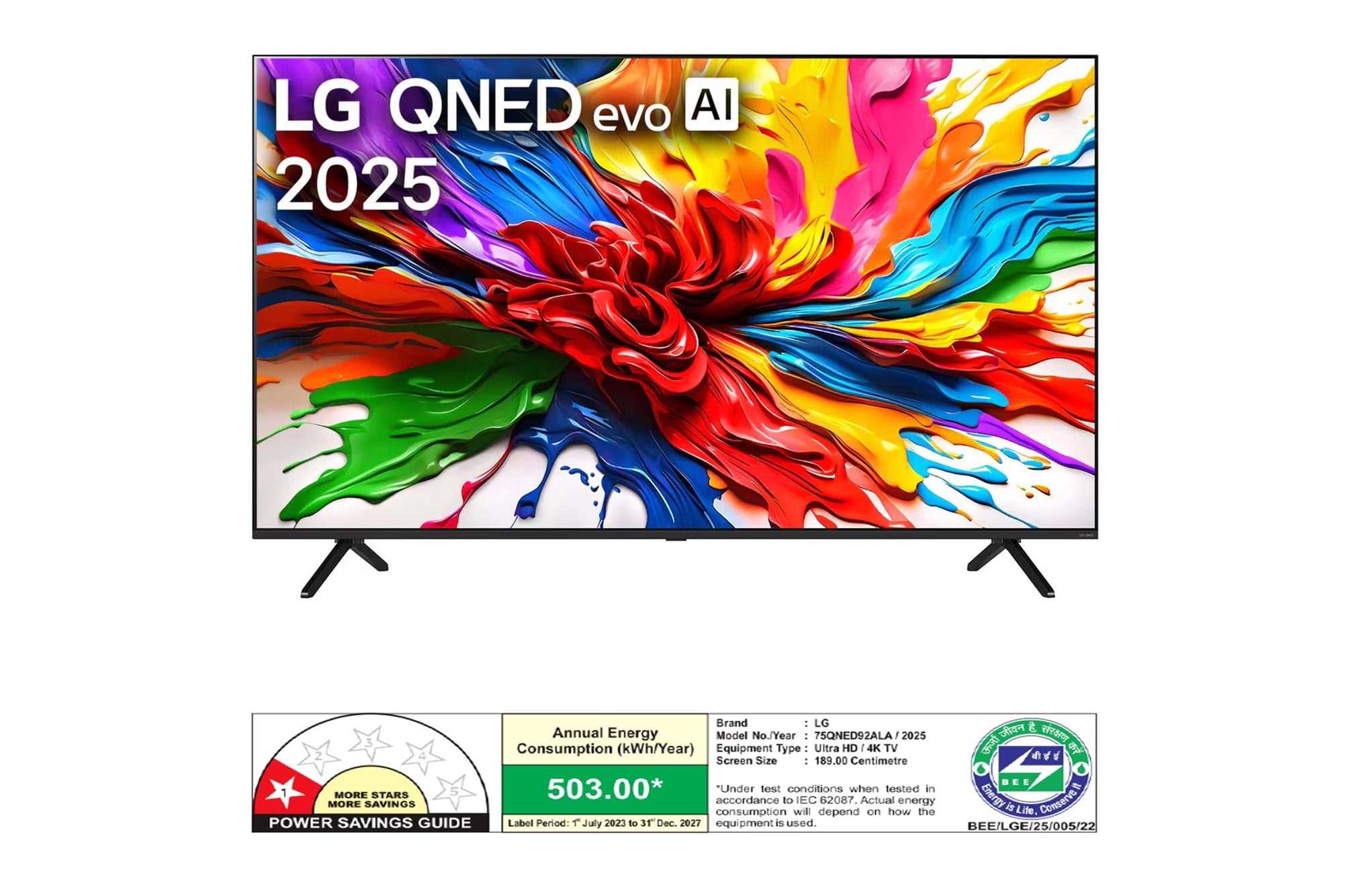 LG 75-inch QNED MiniLED 4K Smart TV α8 AI Processor Dolby Vision Atmos