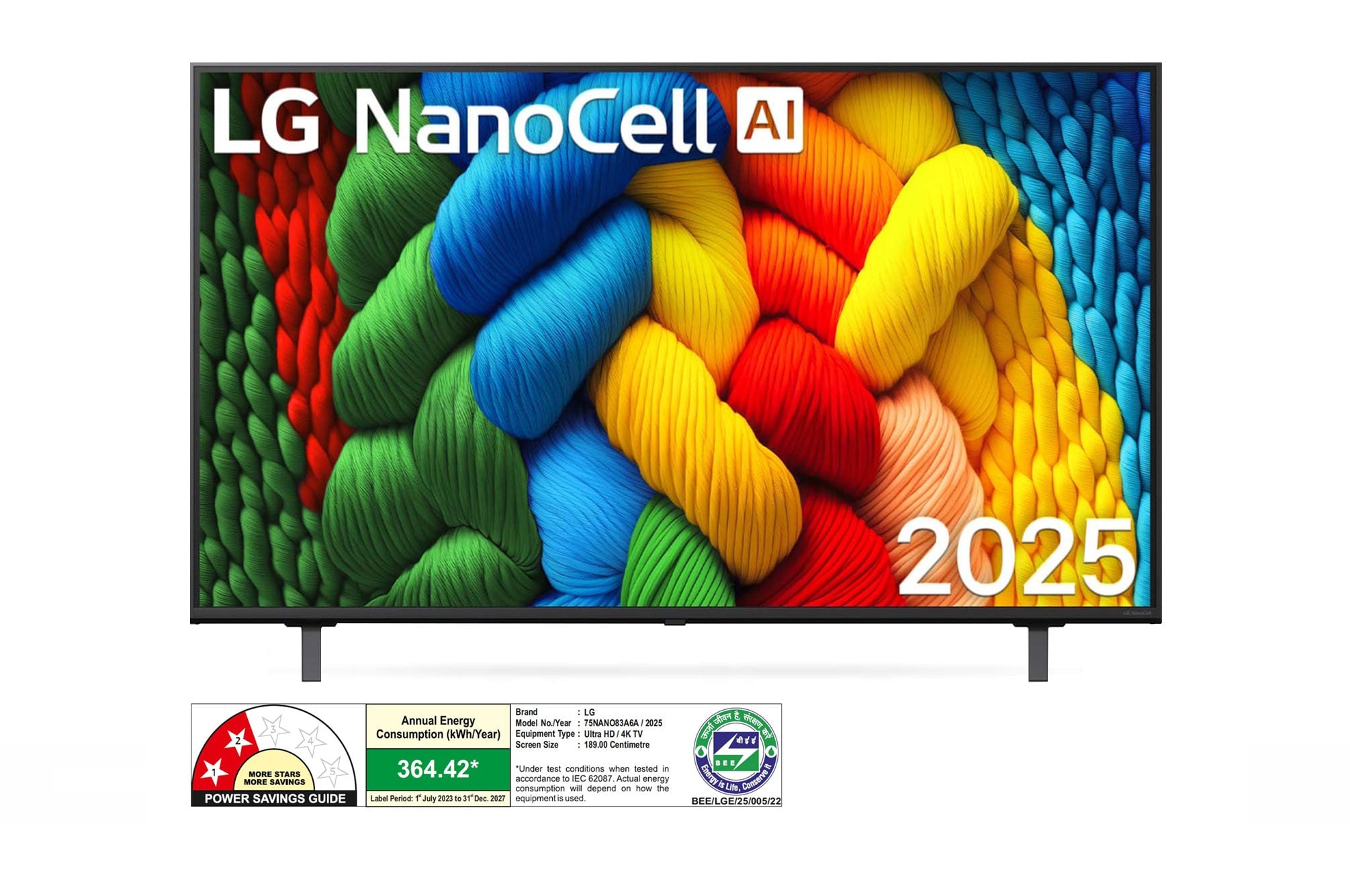 LG 75-inch NanoCell AI 4K Smart TV with Alpha 7 Gen8 Processor