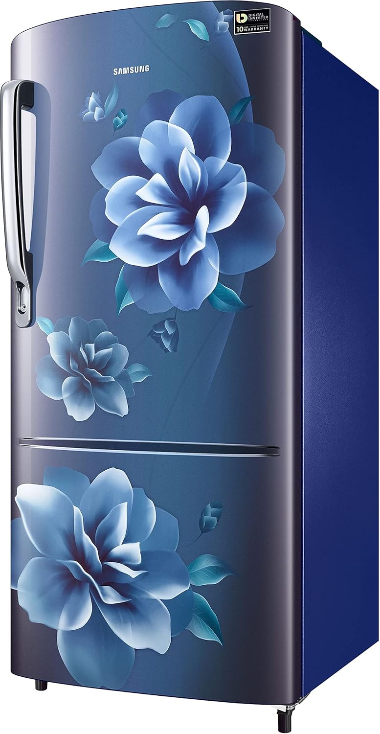 Samsung 183L 3-Star Digital Inverter Direct-Cool Refrigerator Blue