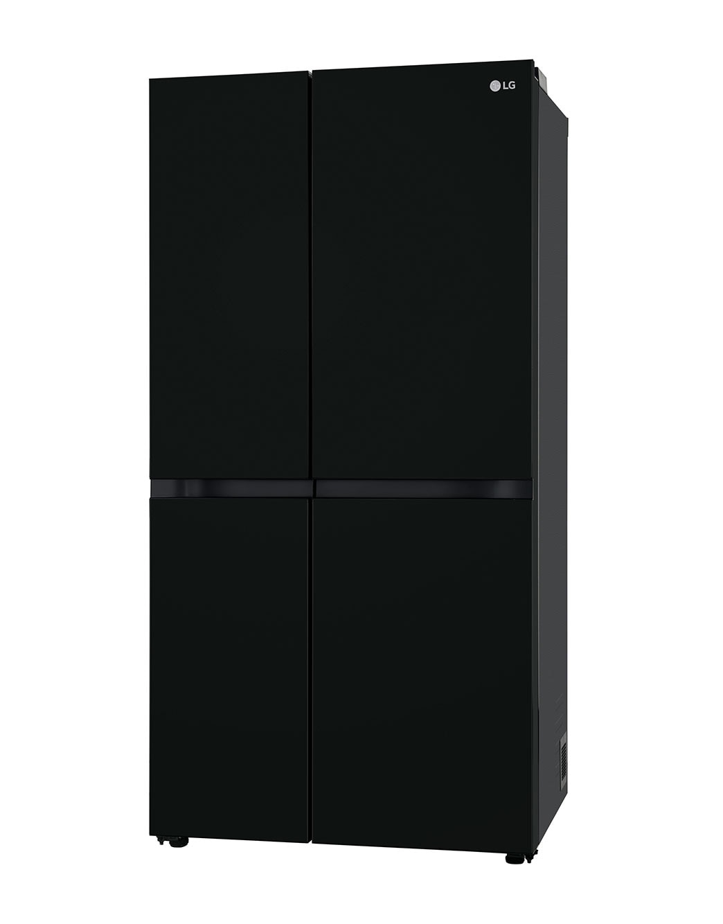 LG 650L Wi-Fi Convertible Side-by-Side Refrigerator with DoorCooling+™, Black Mirror Finish