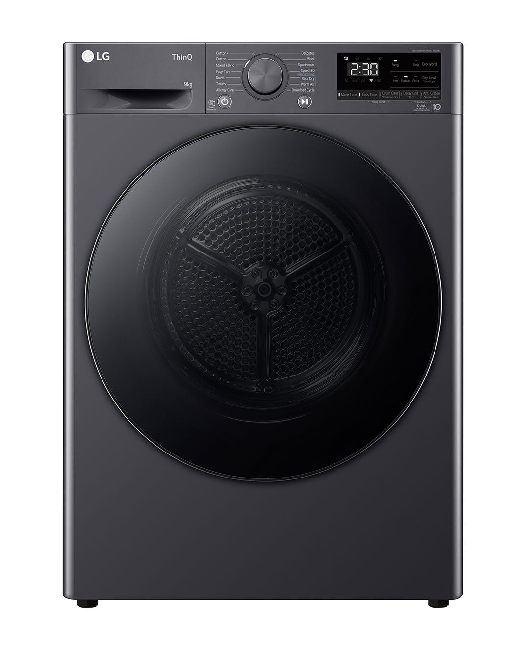 LG 9kg Dual Inverter Heat Pump Dryer EcoHybrid Allergy Care ThinQ