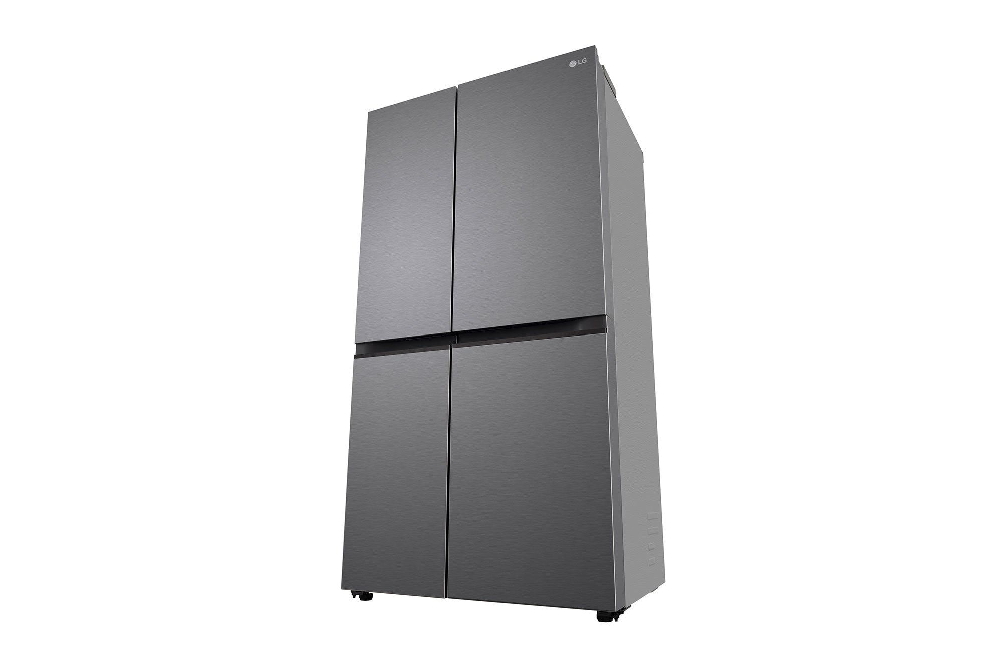 LG 650L Convertible Side-by-Side Refrigerator, Multi-Air Flow, Smart Diagnosis, Dazzle Steel