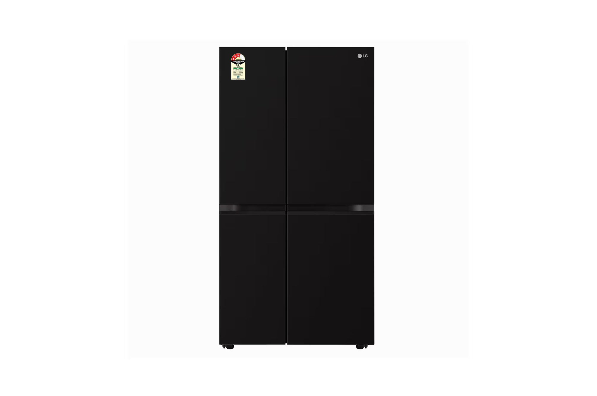 LG 650L Side-by-Side Convertible Refrigerator with Multi-Air Flow Western Black