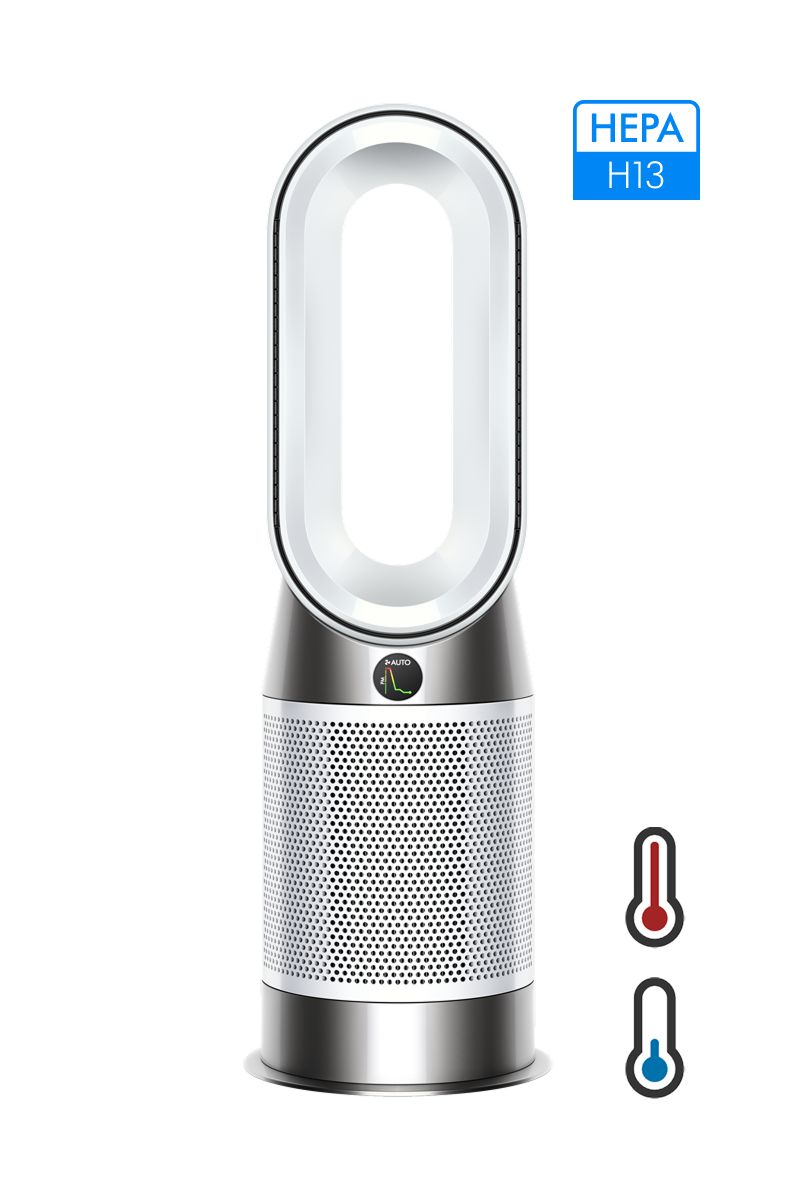 Dyson Purifier Hot+Cool Gen1 White/White: HEPA Air Purifier, Heater & Cooler