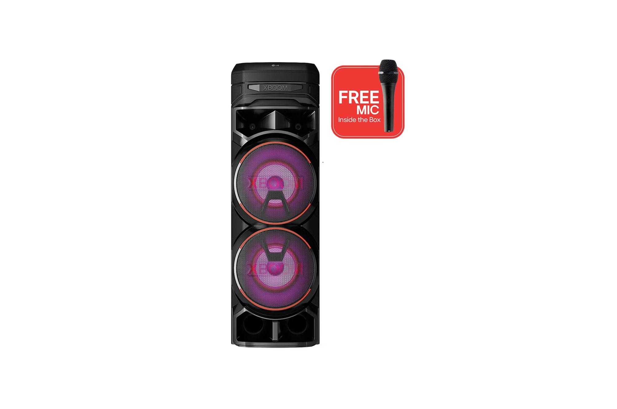 LG XBOOM RNC9 Double Super Bass Boost Karaoke Bluetooth Party Speaker