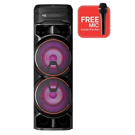 LG XBOOM RNC9 Double Super Bass Boost Karaoke Bluetooth Party Speaker