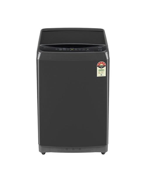 LG T80V4MB1S 8Kg Fully Automatic Top Load Washing Machine Middle Black - Front View