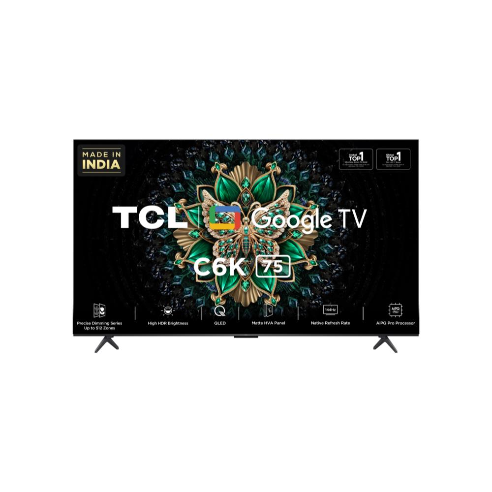 TCL 75-inch QD-Mini LED Google Smart TV 75C6K: Ultra HD 144Hz Display
