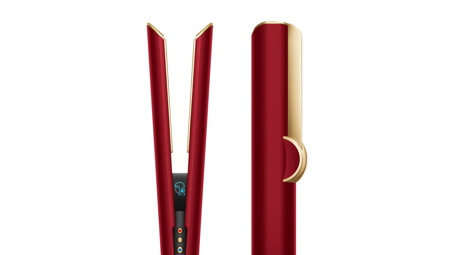 Dyson Airstrait Wet-to-Dry Hair Straightener with Airflow, Red Velvet Gold Colour