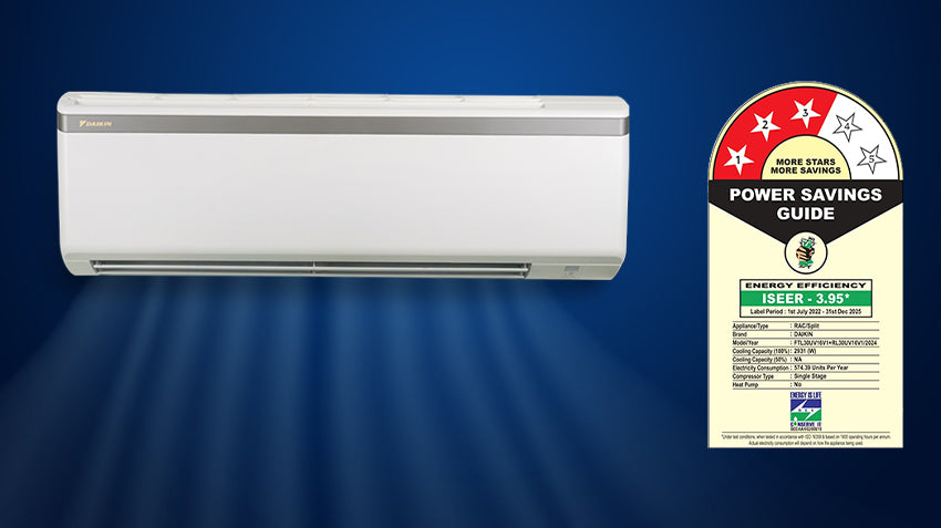 Daikin FTL30 0.8 Ton 3-Star Non-Inverter Split AC with Coanda Airflow