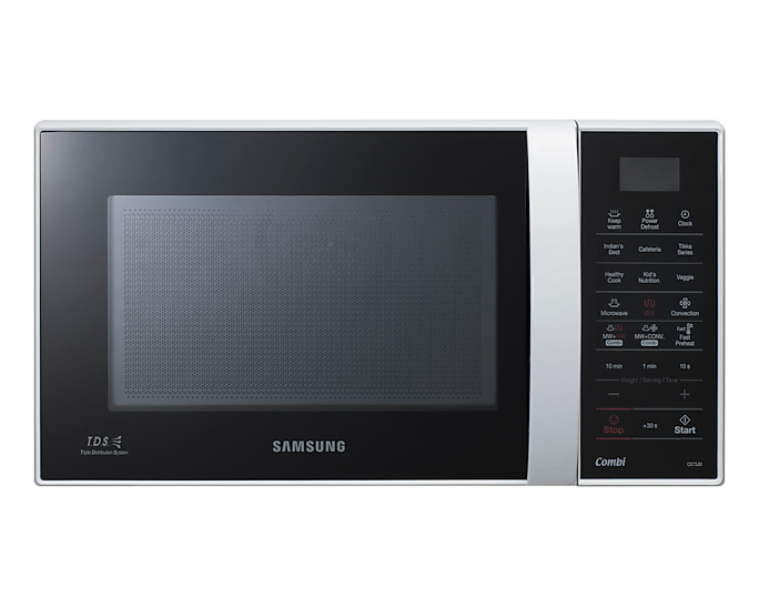 Samsung 21L Convection Microwave Oven | Ceramic Enamel Cavity, Triple Distribution System