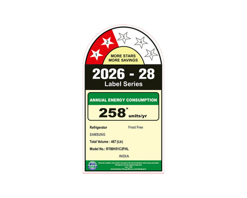Samsung RT80H51C2FHL - Energy Rating Label