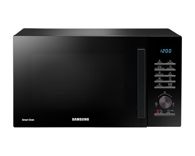 Samsung 28L Convection Microwave Oven with Slim Fry, Sensor Cook, Ceramic Enamel