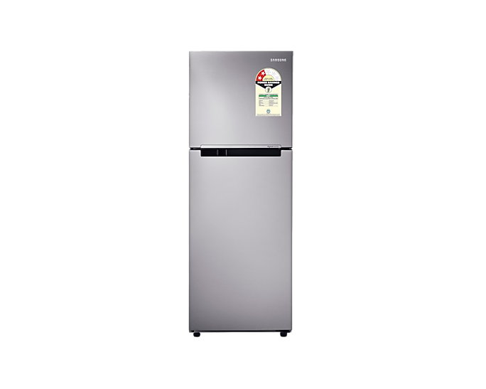 Samsung 236L Digital Inverter Double Door Refrigerator with All-around Cooling, Elegant Inox