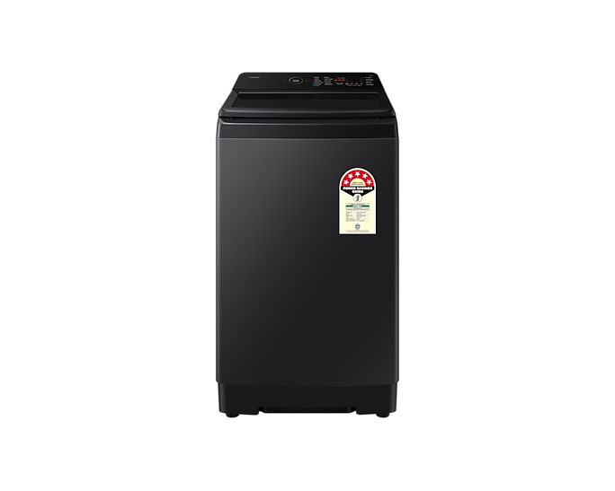 Samsung 8.0 kg AI Wash Ecobubble Top Load Washing Machine - Black Caviar