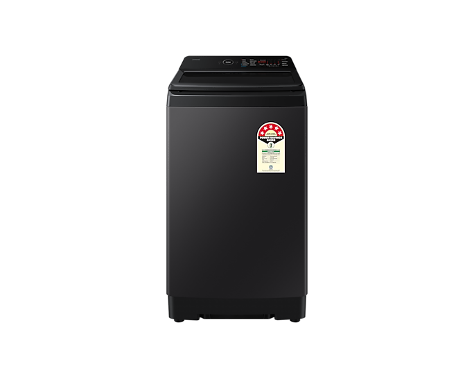 Samsung 8.0 kg Top Load AI Wash Ecobubble Washing Machine Deep Charcoal