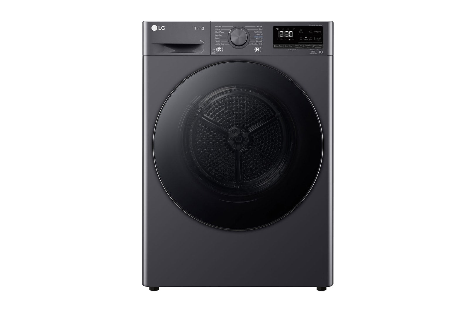 LG 9kg Dual Inverter Heat Pump Dryer EcoHybrid Allergy Care ThinQ