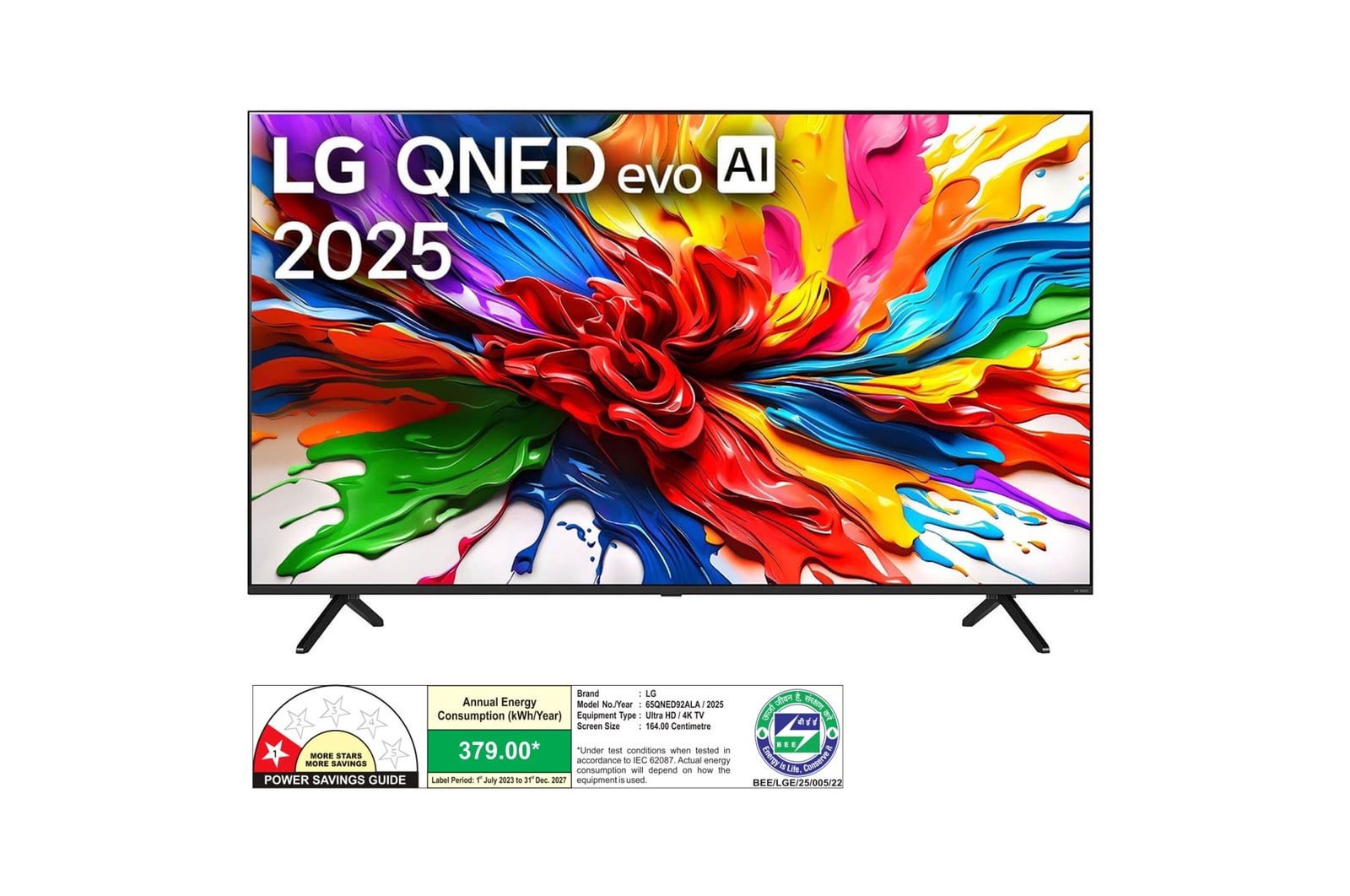 LG 65-inch QNED MiniLED 4K Smart TV with α8 AI Processor