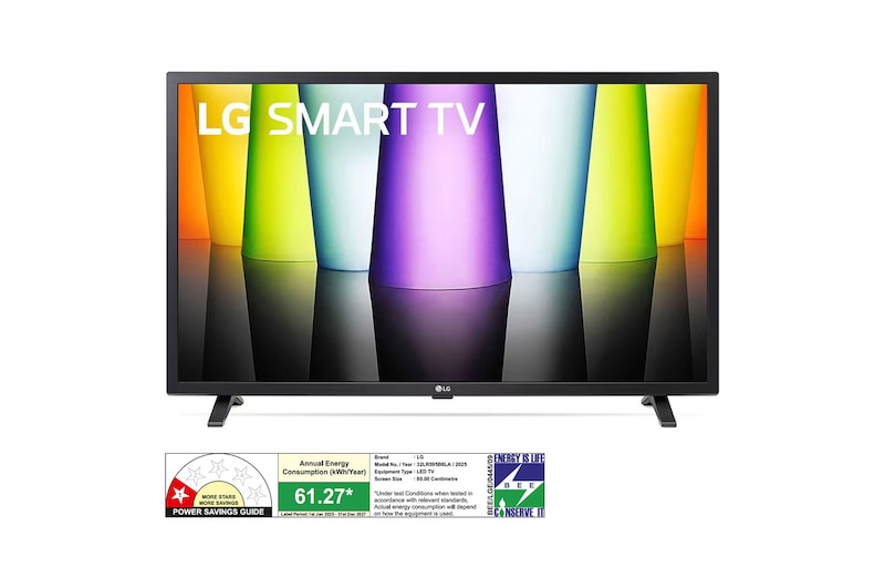 LG 32-inch Smart HD TV with α5 Gen6 AI, HDR10, HGIG Gaming