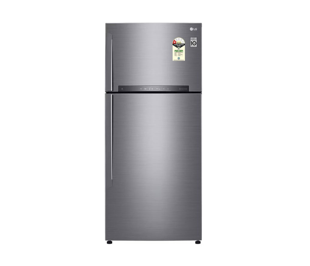 LG 506L Smart Inverter Wi-Fi Frost-Free Double Door Refrigerator - Shiny Steel