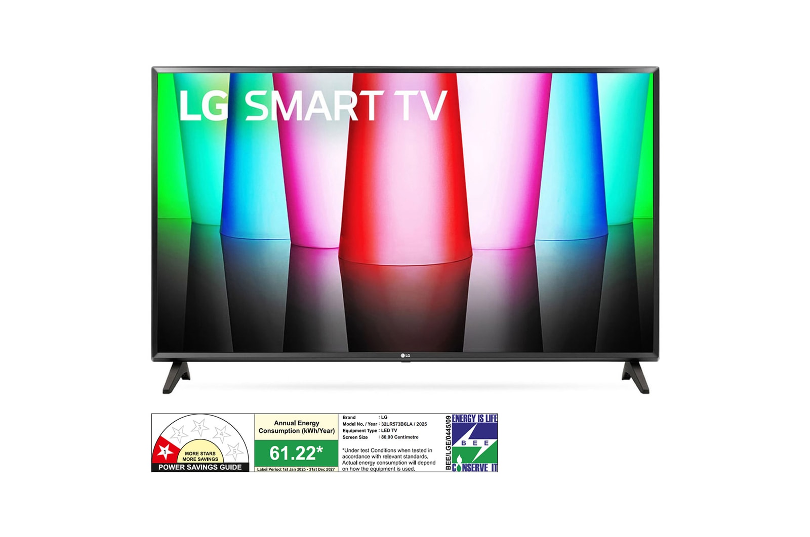 LG 80cm (32-inch) HD Smart LED TV, α5 Gen6 AI Processor, Active HDR