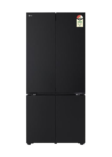 LG 574 L French Door Refrigerator with Fresh Converter+ Wi-Fi & DoorCooling+ Black Mirror Glass (GV-B23FFGMB)