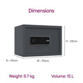 Godrej NX Pro Plus Digi+ Bio 15L - Interior with Shelf