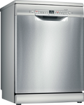 Bosch Series 6 13 Place Settings Free-Standing Dishwasher Brushed Steel SMS6ITI01I - Front View