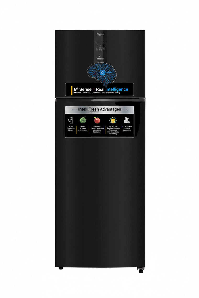 Whirlpool IF INV CNV 515 467L IntelliSense Inverter Convertible Double Door Refrigerator Pearl Black - View 1