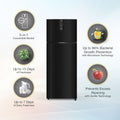 Whirlpool IF INV CNV 515 467L IntelliSense Inverter Convertible Double Door Refrigerator Pearl Black - View 3