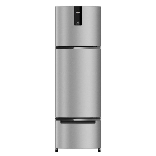Whirlpool Protton NXT 237L Three Door Refrigerator ALPHA STEEL - Front View
