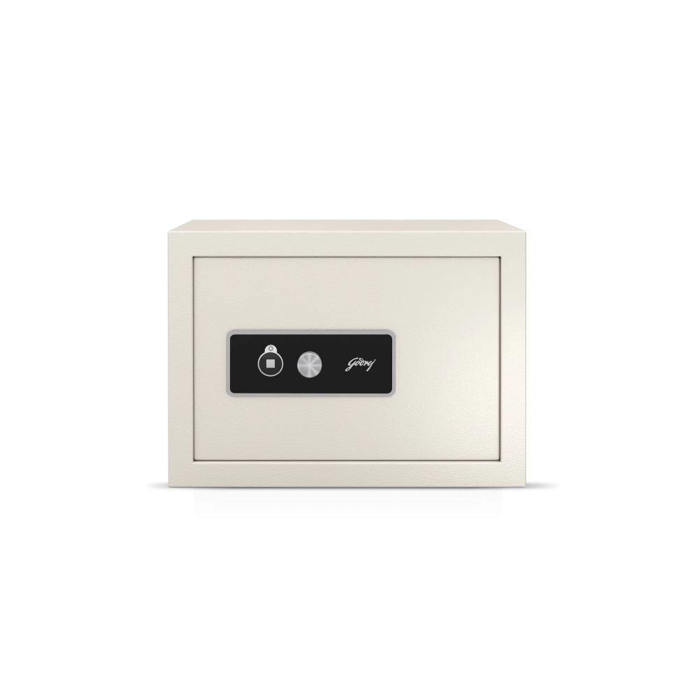 Godrej NX Pro Key Lock 15L Ivory Home Locker - Front View