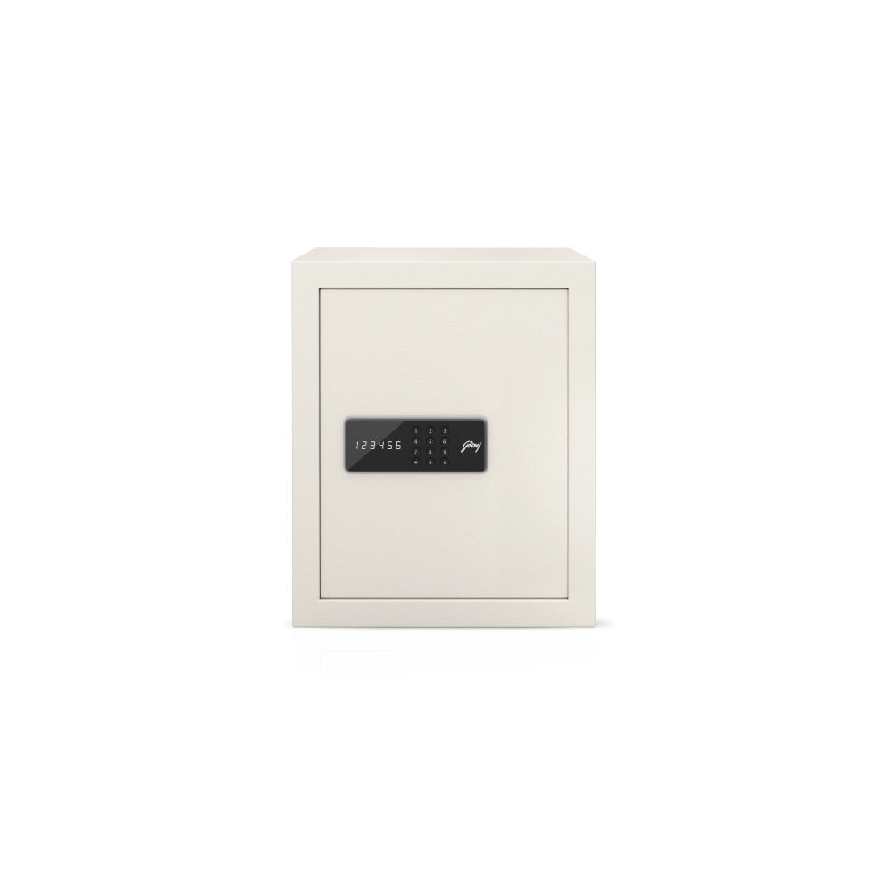 Godrej NX Pro Digital 40L Home Locker Ivory - Front View