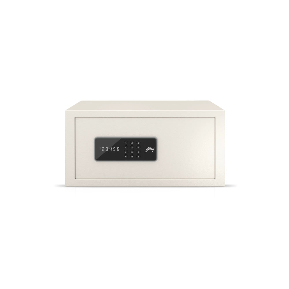 Godrej NX Pro Digital 25L Home Locker Ivory - Front View