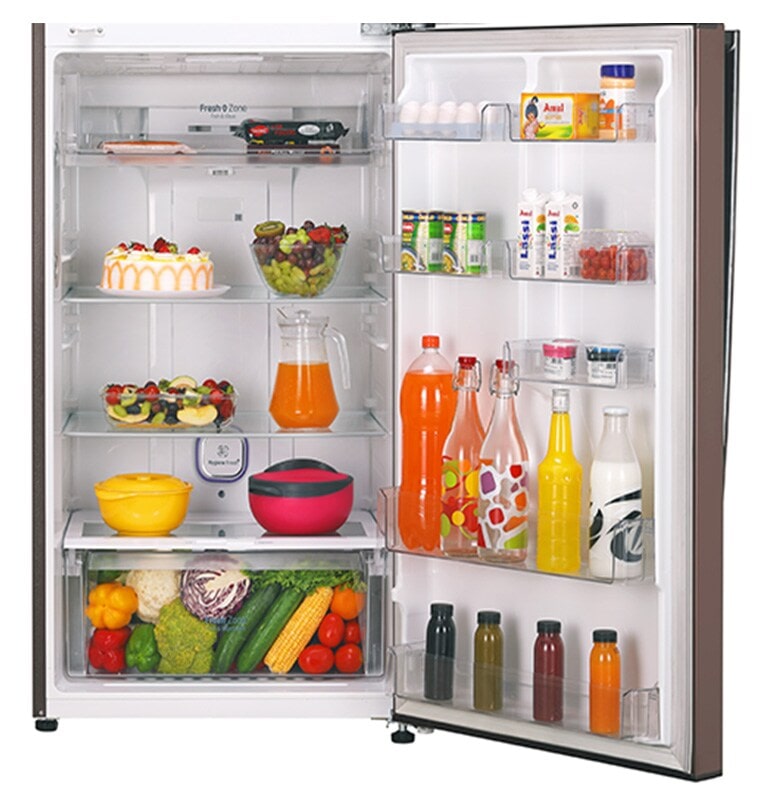 LG 343L Smart Inverter Double Door Refrigerator with Multi-Air Flow, Urban Steel