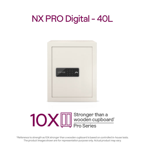 Godrej NX Pro Digital 40L Ivory - Door Open