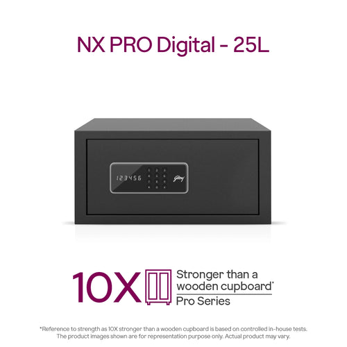 Godrej NX Pro Digital 25L Ebony - Door Open