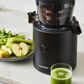 Hurom H320N Slow Juicer Matte Black - Side View