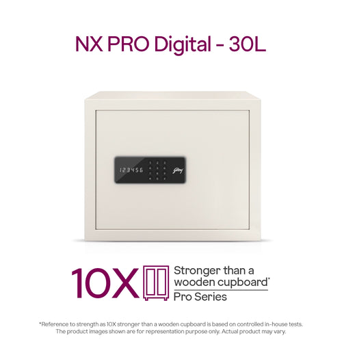 Godrej NX Pro Digital 30L Ivory - Door Open