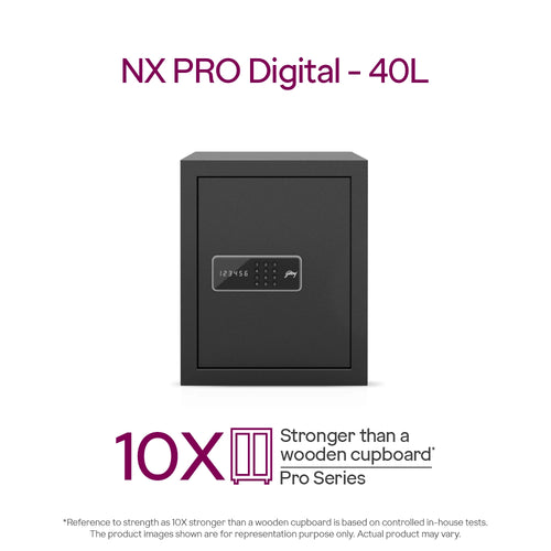Godrej NX Pro Digital 40L Ebony - Door Open