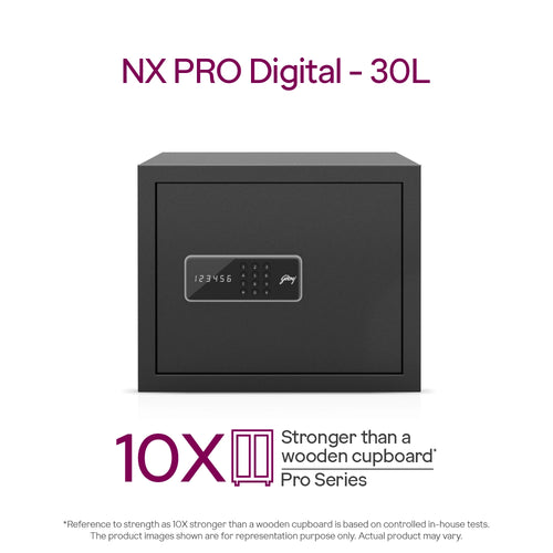 Godrej NX Pro Digital 30L Ebony - Door Open