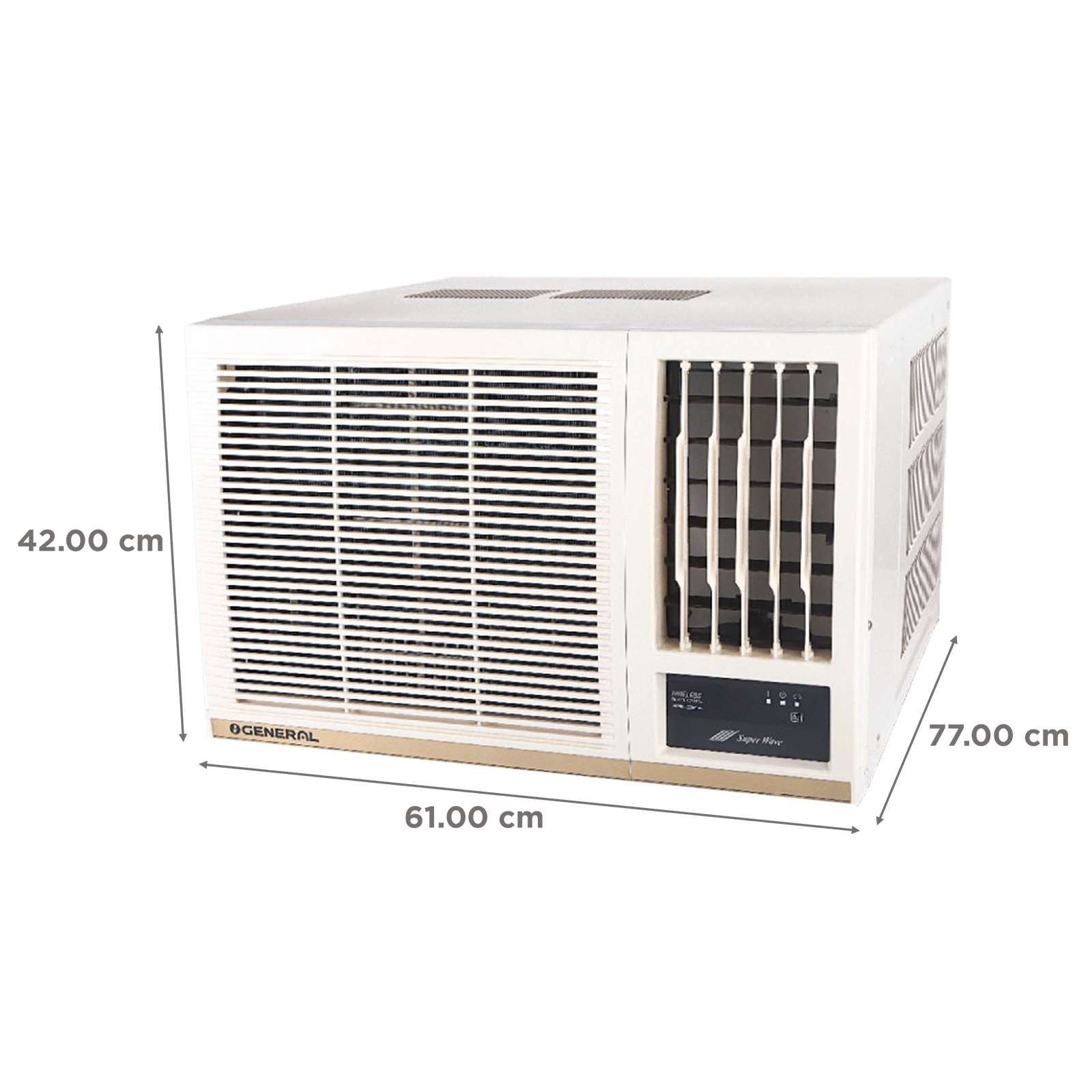 O General 1.8 Ton 3 Star Non-Inverter Window AC, Copper Condenser, AXGB22BBAA-B