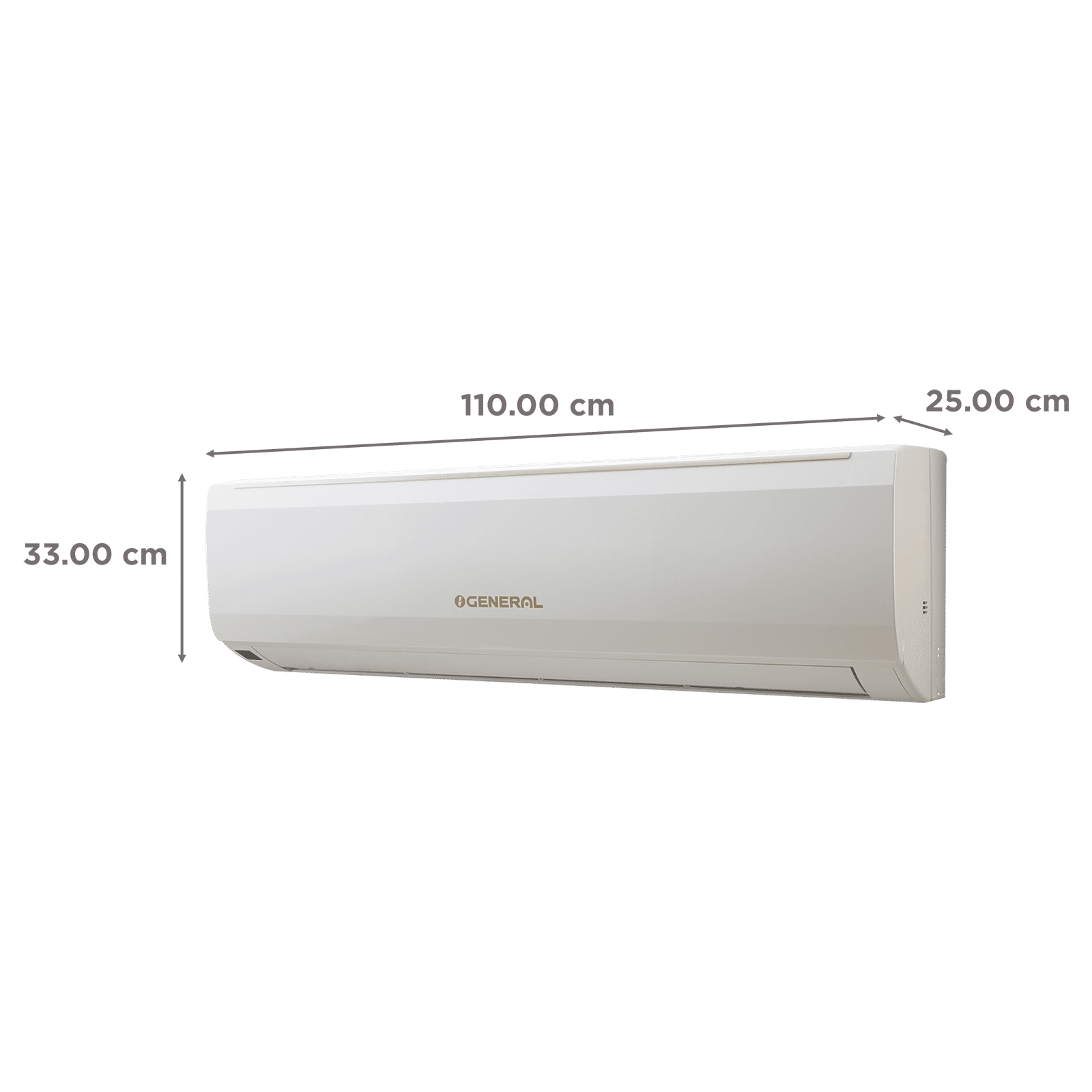 O General BMA 1.5 Ton 3-Star Split AC: Copper Condenser, Dust Filter
