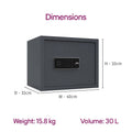 Godrej NX Pro Plus Digi+ Bio 30L - Interior with Shelf